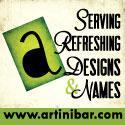 Designer Dork; Naming Nerd; Domain Dominatrix;  Logo Lover.  
You like the name Artini Bar? Yeah, I thought so!