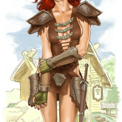 Skyrim porn aela