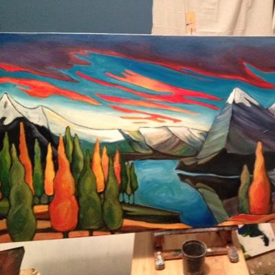 Canadian Artist. Art is a way of life. Then you have a baby and just brushing your teeth is a succesful day. For all that gets done http://t.co/tkQkUoLqbZ