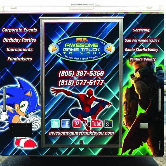 Mobile Video Game Theater - Birthday Parties - Special Events - Fund Raising - Corporate Events - Tailgating San Fernando Vly, Santa Clarita Vly & Ventura Cty