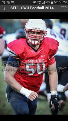 SFU Clan Offensive Lineman                                NCAA D2
