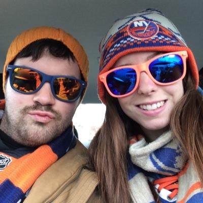 Random signs, players heads, i run down section 329 when the islanders score and lead the YES chant! Come join boa and all the PHUN! Follow me, Ill follow you!