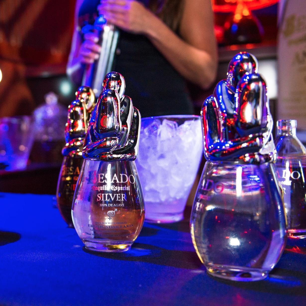 Besado Tequila is an award-winning anejo tequila infused with Herbal Erotic Stimulants including Ginseng, Damiana and Maca.