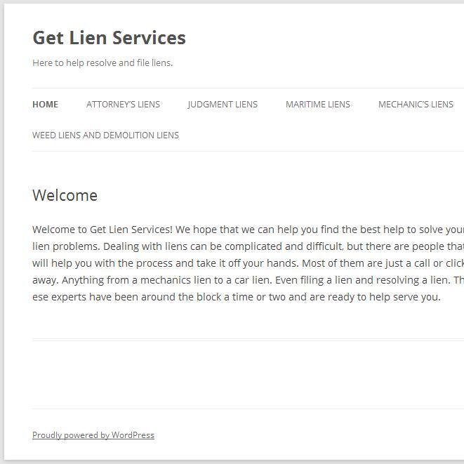 We want to connect you with the best Lien Services available to you.