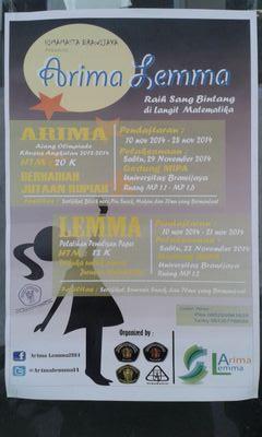 olimpiade & pelatihan penulisan skripsi,penulisan karya ilmiah jurusan matematika universitas brawijaya cp: 085 259 961 629 (pita) 081 357 788 058 (tantry)