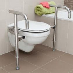 Throne Rails offers different units that are fitted directly to the toilet bowl,no need for drilling into walls / floors! Throne Supporting your toileting needs