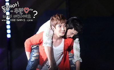 Leeteuk and Donghae
