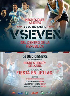 6 de diciembre , la V edicion del Seven del Fernet. Rugby , Hockey y Fiesta! Todos invitados! mail: sevendelfernet@hotmail.com