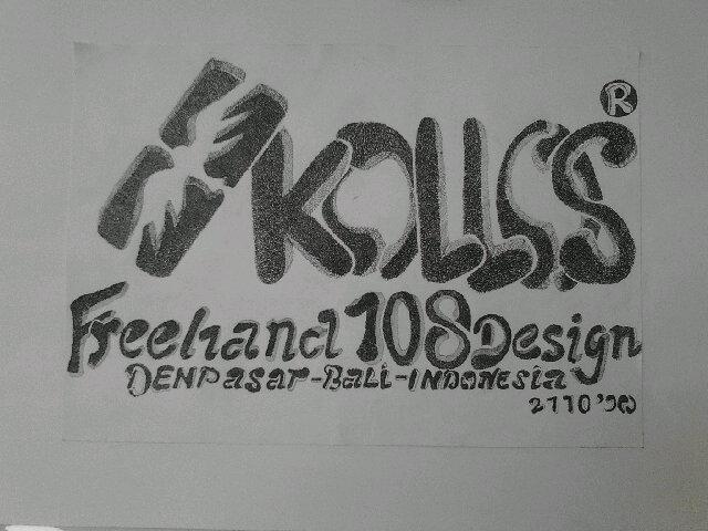 Fashion '' kollos108 free Hand Design ..100 % cotton