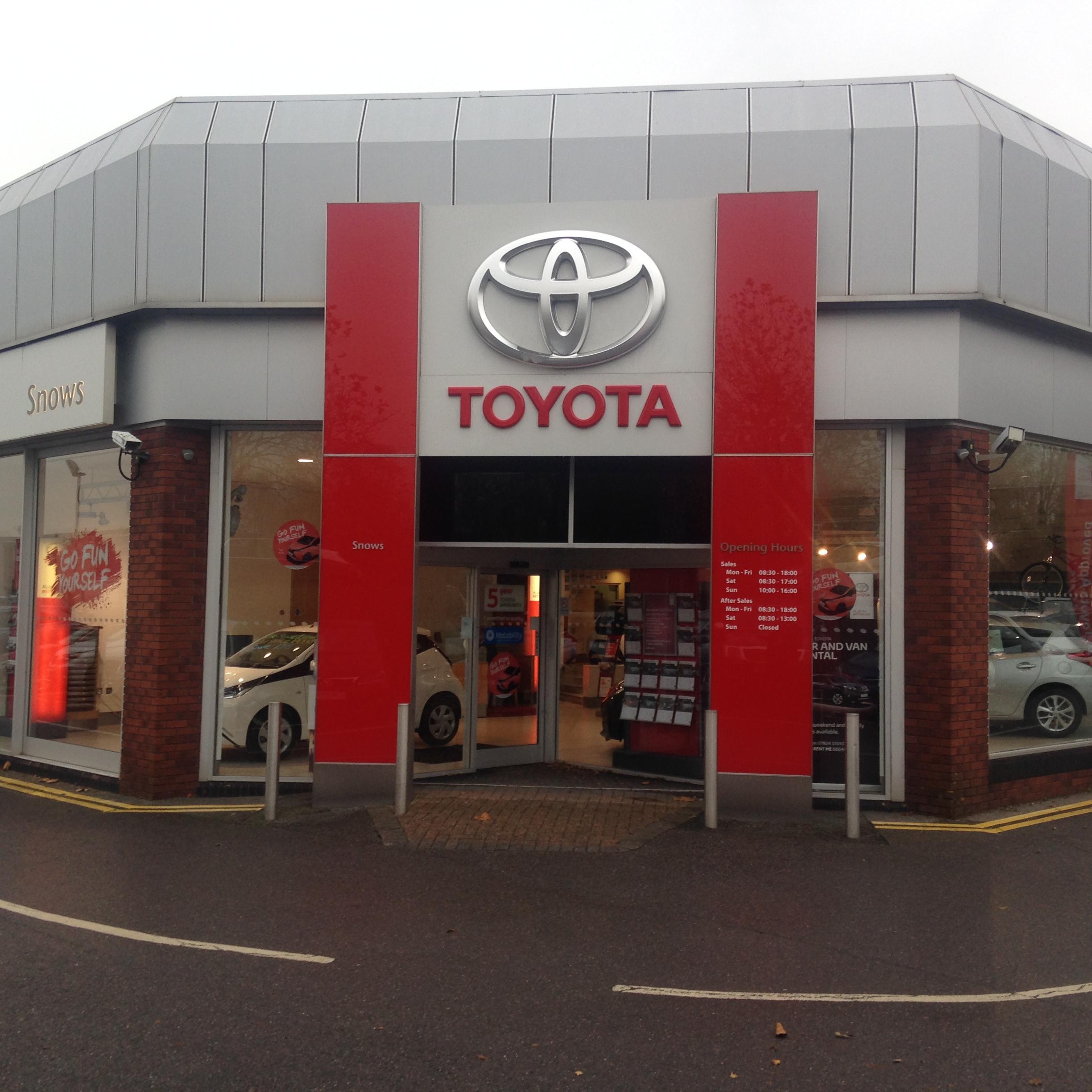 For a friendly welcome, quality Toyota cars and the very highest standard of customer service, look no further than Snows Toyota Exeter