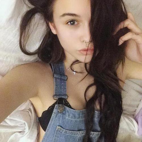 well, sad teen with happy face