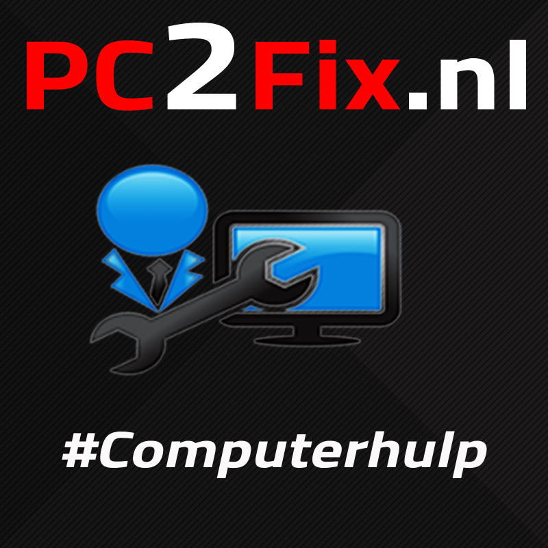 PC2Fix_NL's profile picture. PC 2 Fix biedt vakkundig computerhulp. Doet uw computer nix? Bel dan PC 2 Fix ! :)
