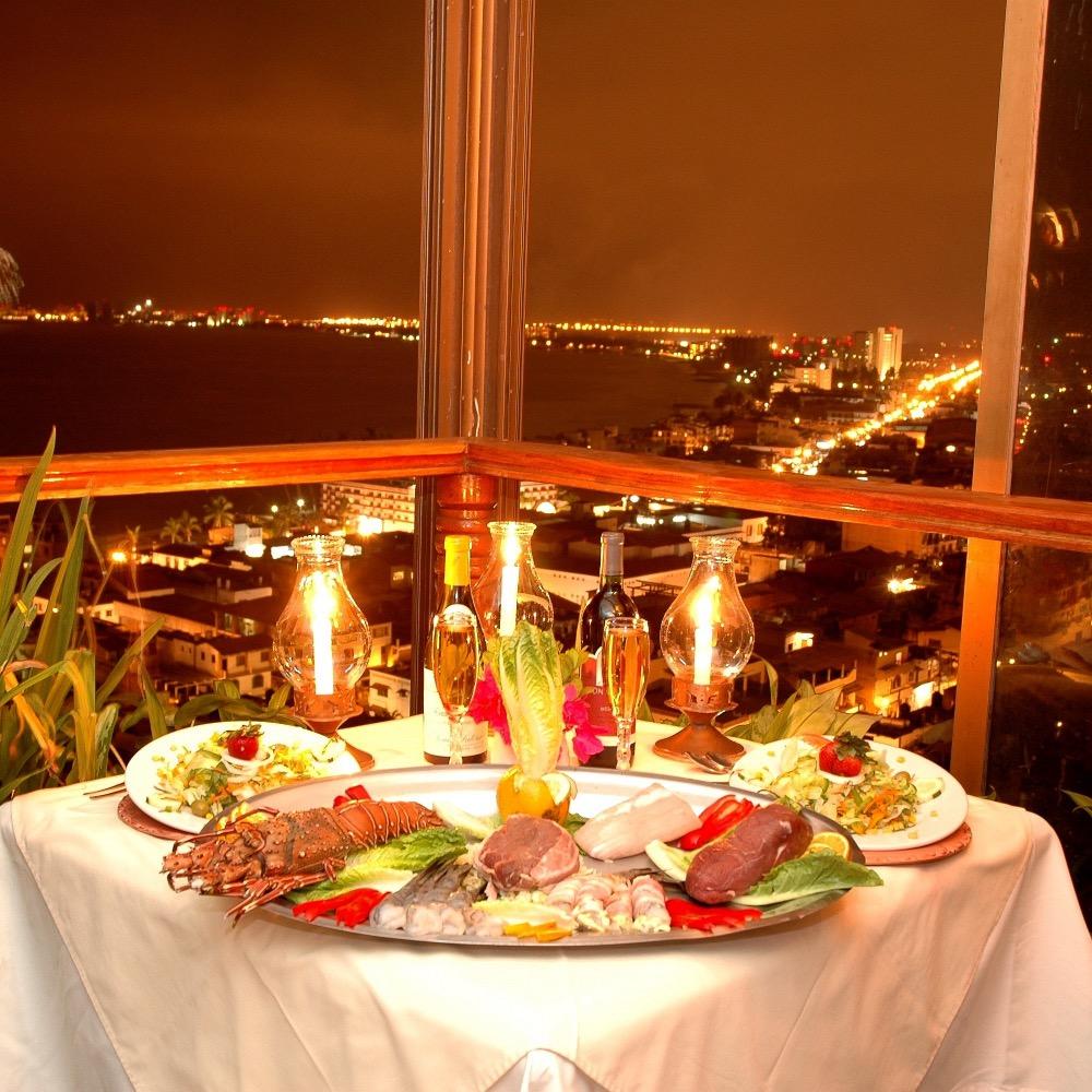 42 years as Vallarta's Best View Dining Experience. Enjoy tableside flambe, Shrimps El Panorama, made-to-order ceasar, escargots, and our famous Sexxy Coffee!
