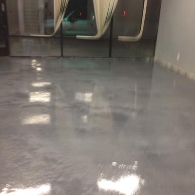 Hi WE ARE JUST STAIN IT WE DO OVERLAYS,MICRO TOPPING AN EPOXY FLOORS.