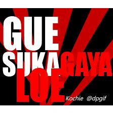Semua bersandiwara klo w apa ada'nya aja