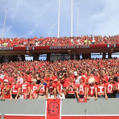 WOLFPACK NATION THE BEST FANS IN THE ACC AND IN THE COUNTRY