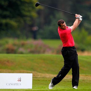 Professional golfer teaching at Trump International Dubai  from newcastle loves football.