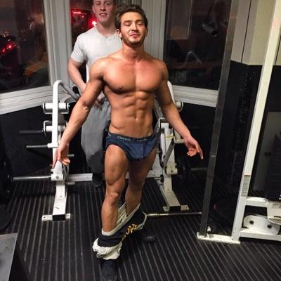 aspiring fitness model and bodybuilder Butler for bookings contact @De_LusciousEnts