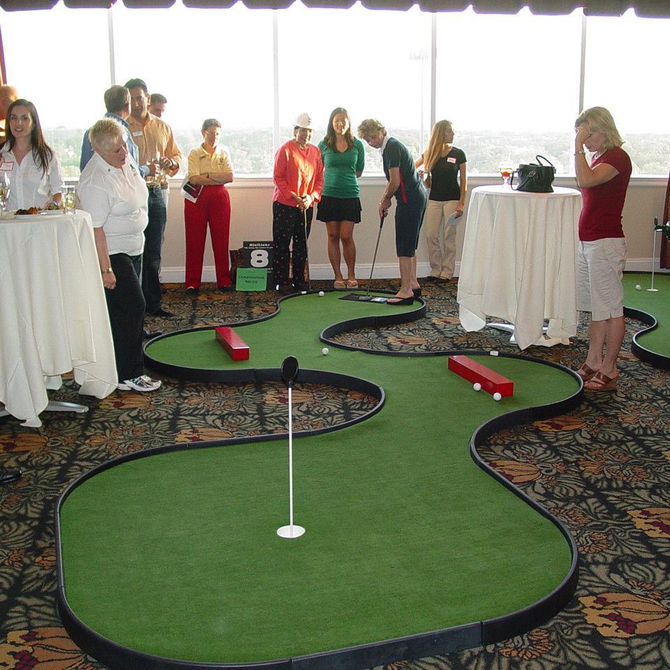 Fundraisers | Hole-In-One Contests | Receptions | Mini Golf Tournys | Glow In Dark | Trade Shows | Lounges & Pubs | Parties | Prizes | 647.466.GOLF(4653)