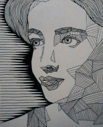 i think there's a fine line between 'art' and drawing famous people you like and i'm crossing it
