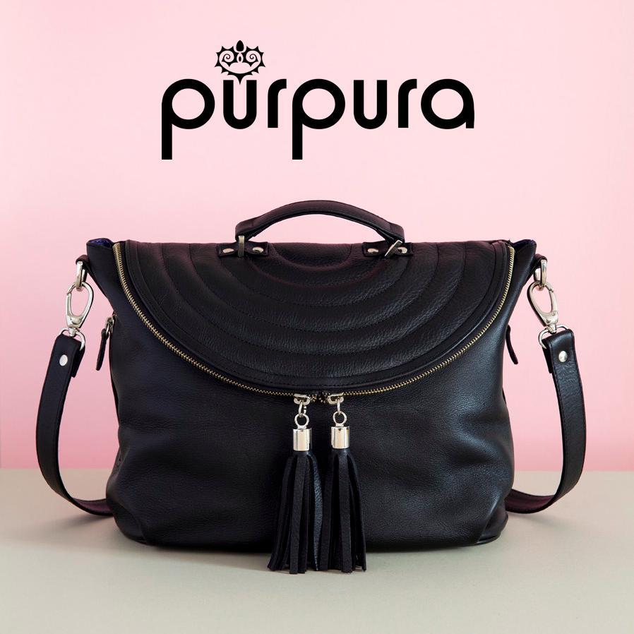 Púrpura is a Mexico based Handbag Label created by designer Beatriz Muñoz.