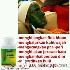 JuaraCantik's profile picture. MASKER SPIRULINA UNTUK JERAWAT, FLEK HITAM, DAN WAJAH BERMINYAK. CS : 29CA4DB8/081322869896