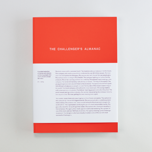 TCAlmanac's profile picture. A curated series of insider stories. Changing perspectives on how people do business. The Orange Book 01/14 is available to buy now.