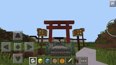 マイクラPEで建築！下手くそですが。