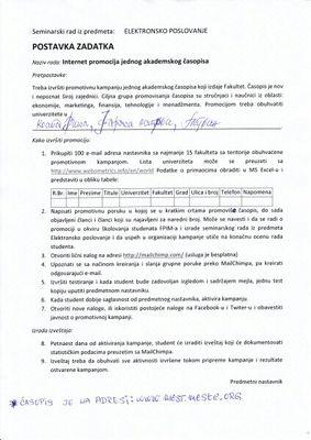 Casovi statistike studentima osnovnih, master i doktorskih studija. Ekonomija, medicina, veterina, psihologija, poljoprivredni i drugi fakulteti. Profesor sa og