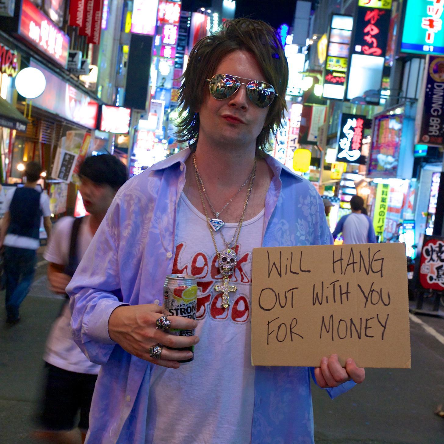 Comedic author & main character of American MaleWhore in Tokyo; also known as The Great White Host, The Assman, & Nobody Calls You The Assman You Douchebag