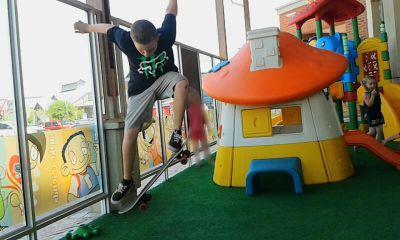 skateboarder, skateboarder what other word to describe me