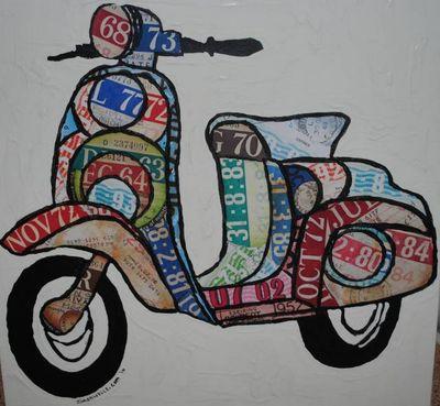Unique, original tax disc art - Order direct - tweet me Jan Sale £49.99 bespoke of your vehicle see previous at http://t.co/D1zqpPxZGF