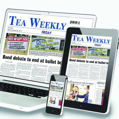 Tea Weekly is a weekly newspaper for Tea, SD. Great news and great advertising coverage!