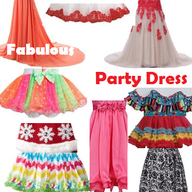 Fabulous collection of party dresses for babies, girls and women as well as boys and men.