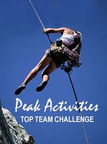 PEAK CHALLENGES are fun inter-team outdoor competitions run by Peak Activities Ltd in the lovely Peak National Park in the heart of the UK. Tel 1433-650345