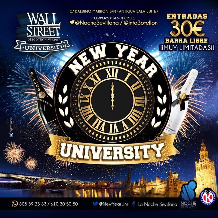 ¡LAS MEJORES FIESTAS UNIVERSITARIAS! BANDALAI CASINO WALLSTREET GRADUACIONES