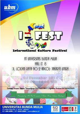 INTERNATIONAL CULTURE FESTIVAL UBM 2014 *periode kedua | 5 Negara | #ICFestMania