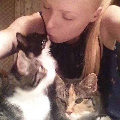 Mother of Cats. I am taller than you. #pwME #MaskUp #FreePalestine