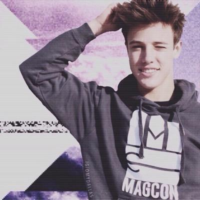 Cameron Dallas is a puppy faced monkey with a cool set of shoes