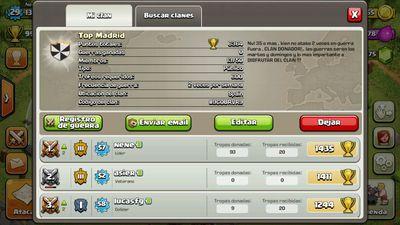 El mejor clan del mundo a tus manos. Si quieres unirte dimelo minimo nivel 35 o ayunta 6 o 7. Te esperamos.
