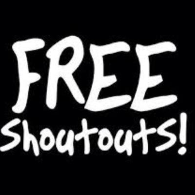 Shout_Ouuts's profile picture. send me a pic of you and I will give a shout out !