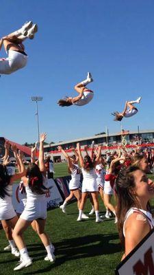 This is the fan page of the ❤️ Massachusetts Cheerleaders ❤️ Show your support and follow us! This is not the official page. @UMassCheer is the official page
