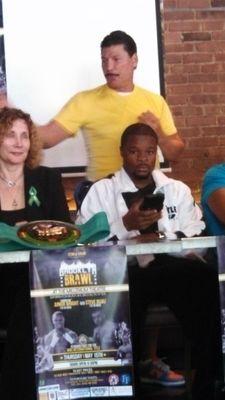Professional boxer cruiserweight division on the rise to win the World Title one day
