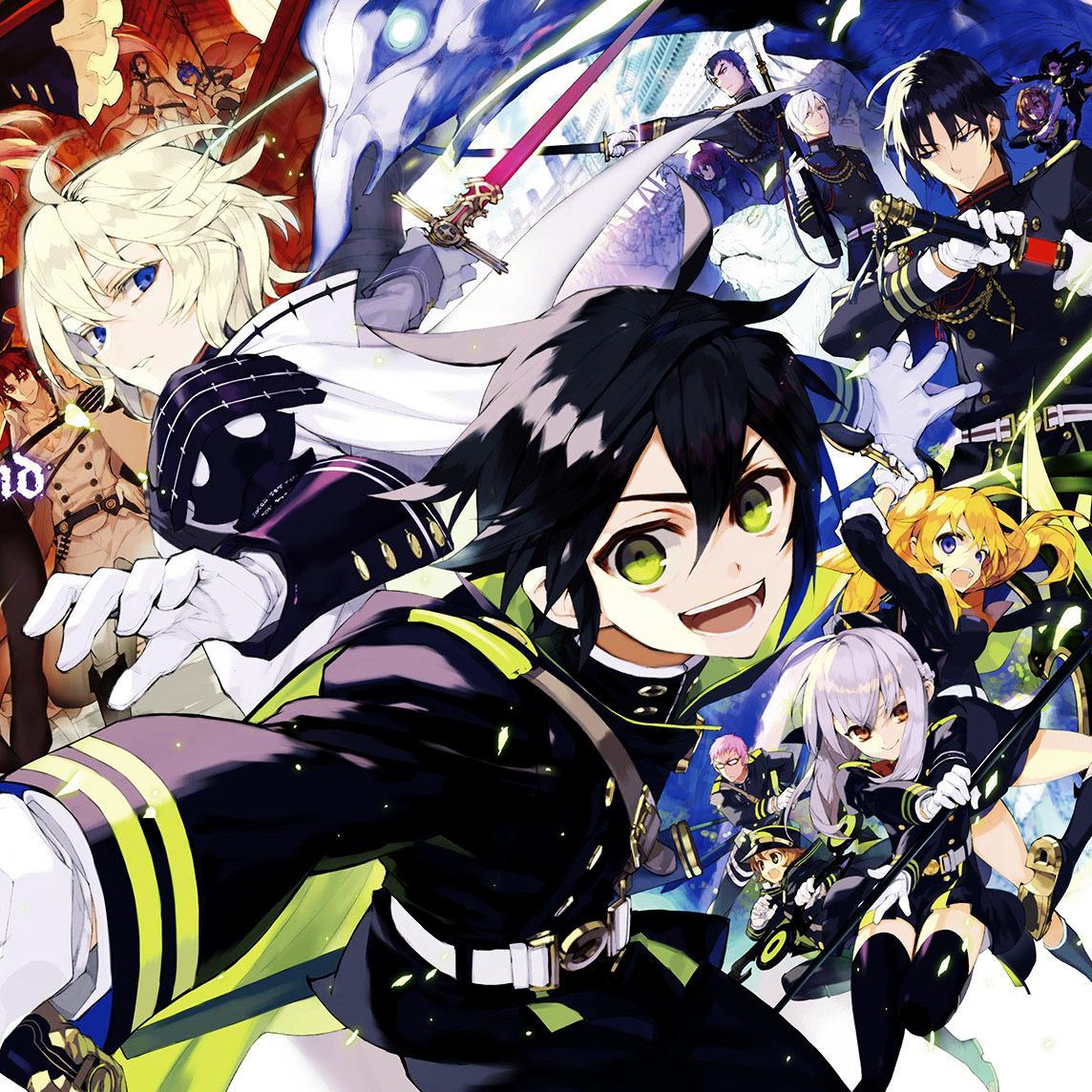 De fans para fans || Noticias || Anime || Manga || Todo sobre Seraph of the End || Fandom || ¡Síguenos! || Admi Maaya || Admi Shei~ || ©Takaya Kagami