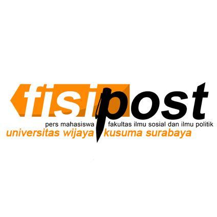 fisipost_uwks's profile picture. Fisipost adalah pers mahasiswa fakultas ilmu sosial dan ilmu politik universitas wijaya kusuma surabaya. Organisasi ini dirintis sejak tahun 2013