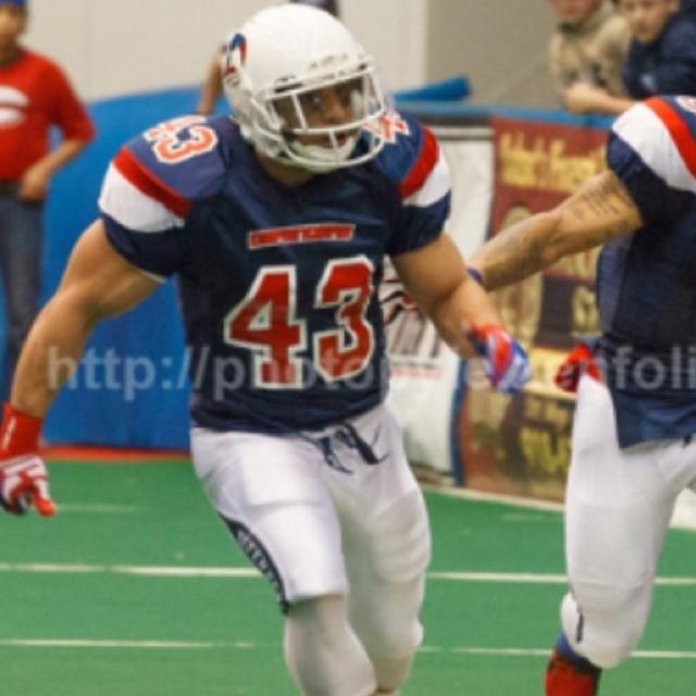 just a pro football player keeping faith that God will open the door of opportunity for me to play in the NFL.