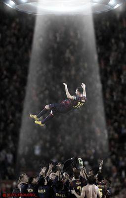 The world's best dribbler, best passer, best finisher walk into a bar. The bartender says : 'What can I get you Mr.Messi? '