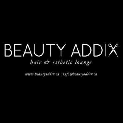 Beauty Addix hair & esthetic lounge is located at 3175 Rutherford Rd. Unit #15 in Vaughan, Ontario 905 761 0066