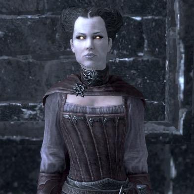 I'm the Vampiric mother of Serana, and the estranged wife of the delusional, insane, Lord Harkon who likes a bit of world domination. I'm a cool mother.