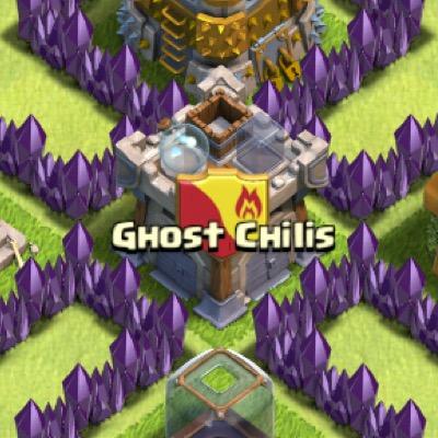 This is the Offical Ghost Chilis.Please go follow @RipYaANew69 .The requirements are,must be at 1200+cups,must donate,must use all Attacks in war.